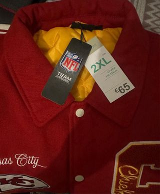 Chaqueta Bomber NFL Kansas City Chiefs XXL