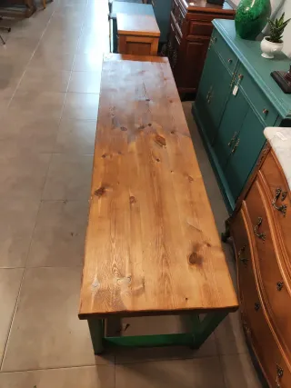 Banco hierro y madera