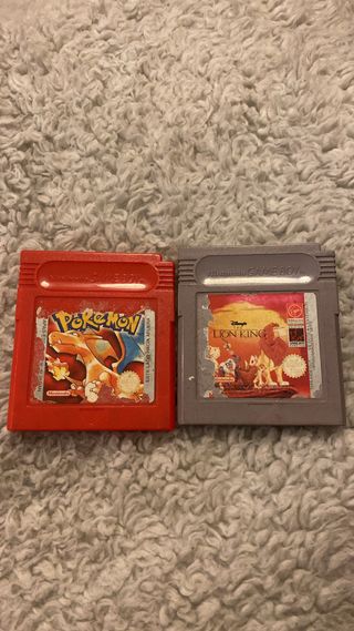 Juegos Game Boy: Pokémon & El Rey León