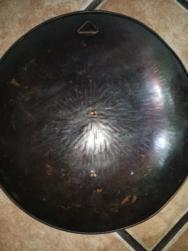 Piatto decorativo Perù Rame e Bronzo 33cm