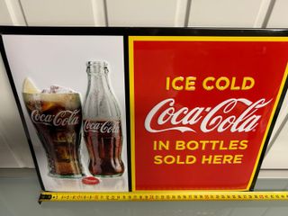 Placa Coca-Cola Ice Cold