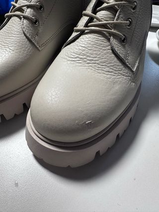 Botas militares blancas mujer nuevas