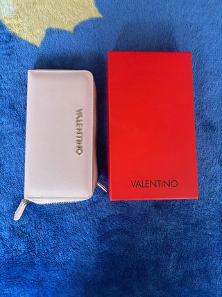 Monedero Valentino Rosa Dorado