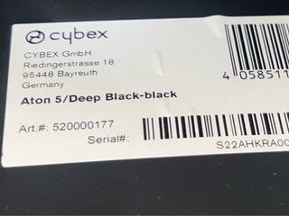 Cybex Silla Negra