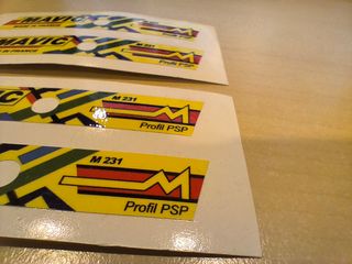 Pegatinas Mavic M231 (2 unidades)