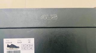 Scarpe 4US Paciotti Nuove Nero/Verde