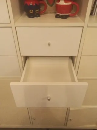 4 unidades  pack cajones Estantería Kallax Beige/B