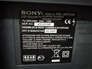 TV Sony Bravia 32 LCD KDL-32P2530