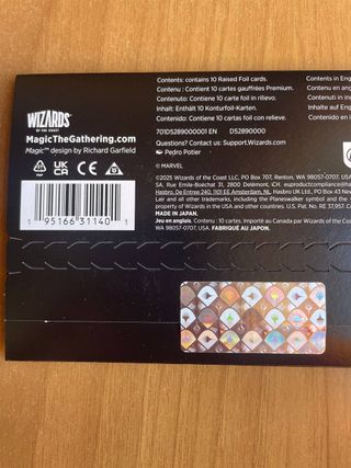 MTG Spider Man Secret Lair Mana Symbiote - New