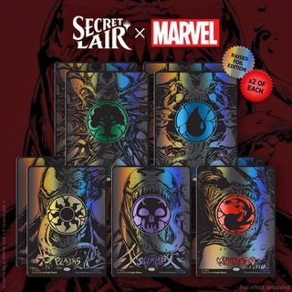 MTG Spider Man Secret Lair Mana Symbiote - New