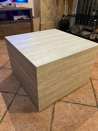 Set 2 mesas auxiliares efecto piedra