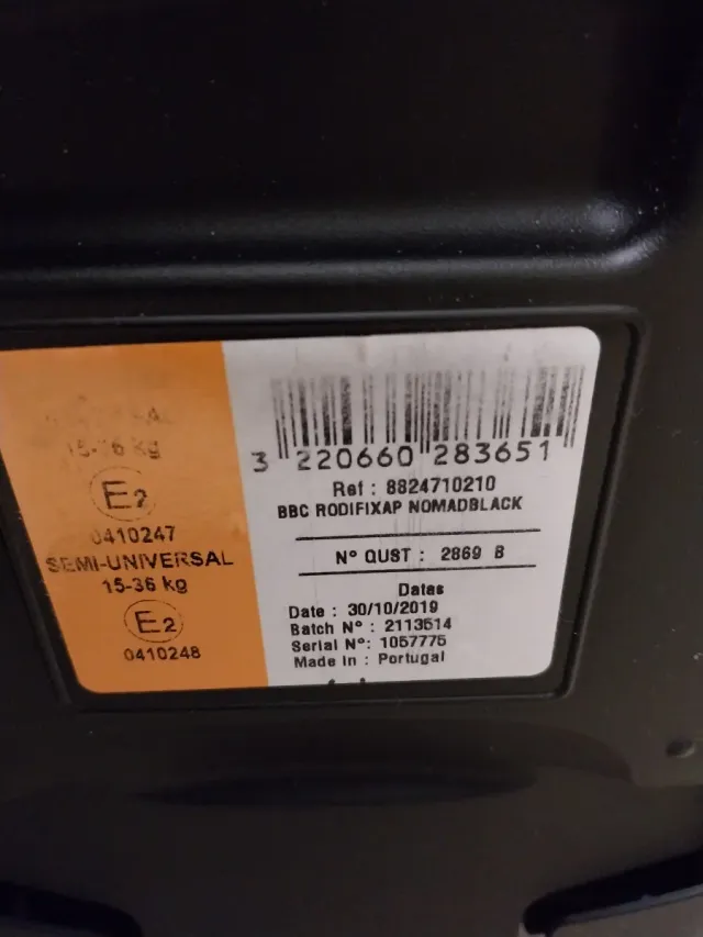 Silla Coche Bebeconfort Rodifix Airprotect