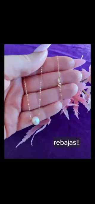 PROMOCIÓN!!  Lote 5 collares oro 18k