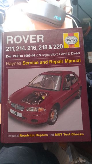 Manual Haynes Rover Serie 200