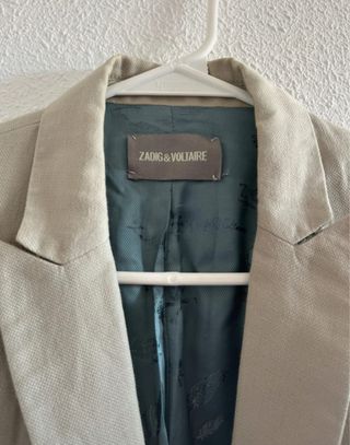 Americana Zadig & Voltaire Beige Talla M