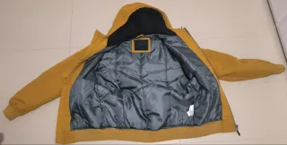 Cazadora con capucha, mostaza,  M, Lefties