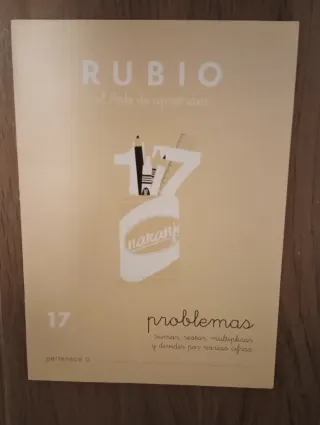 Cuadernillo Rubio Problemas núm. 17