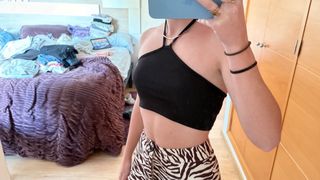 Top halter/bandana negro