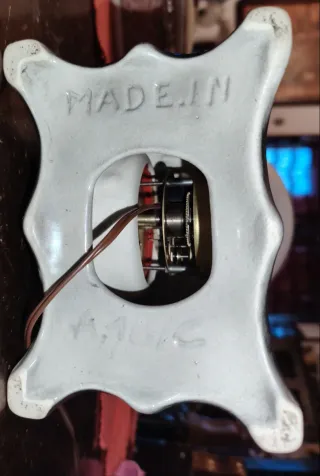 Lampada da Tavolo,Anni 60,con Orologio Integrato.