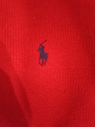 Polo Ralph Lauren Jersey Media Cremallera Rojo