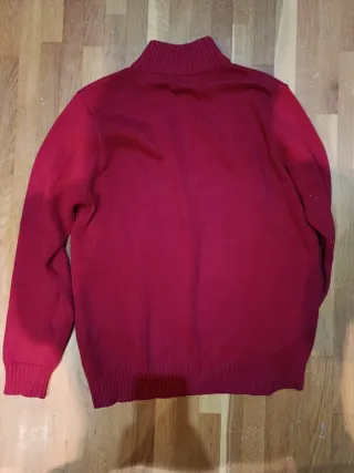 Polo Ralph Lauren Jersey Media Cremallera Rojo