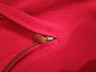 Polo Ralph Lauren Jersey Media Cremallera Rojo