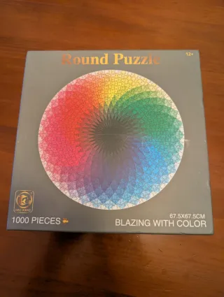 Puzzle Redondo 1000 Piezas Colores