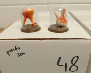 48 Mini Porrones Madera 3cm