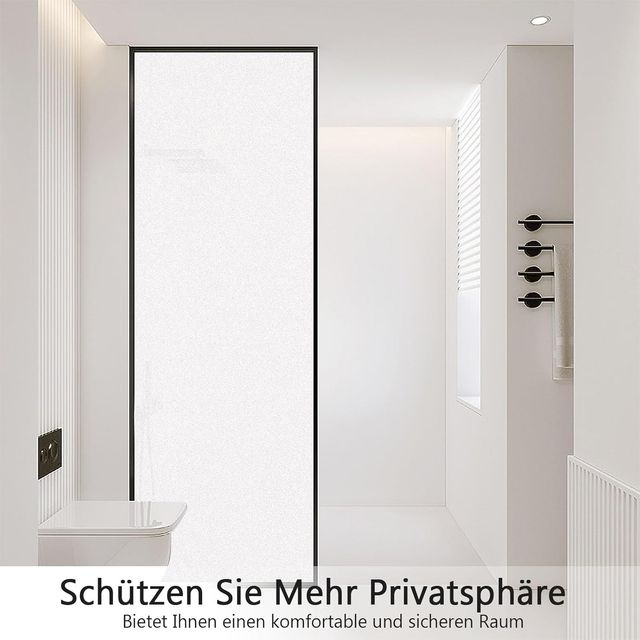 Lámina privacidad ventana anti-UV blanca