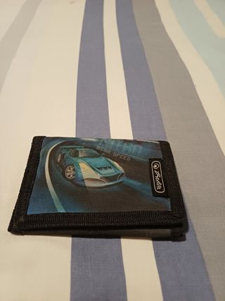 Cartera infantil Herlitz azul coche