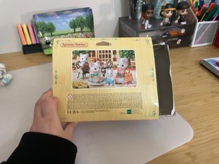 Familia Gatos Sylvanian Latte