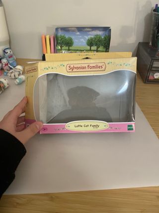 Familia Gatos Sylvanian Latte