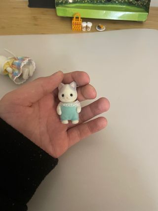 Familia Gatos Sylvanian Latte