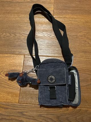 Riñonera Kipling gris nueva