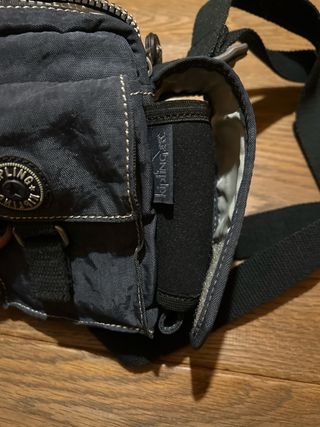 Riñonera Kipling gris nueva