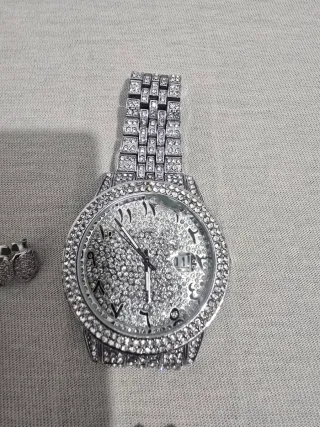 Conjunto Joyas Hip-Hop Diamantado