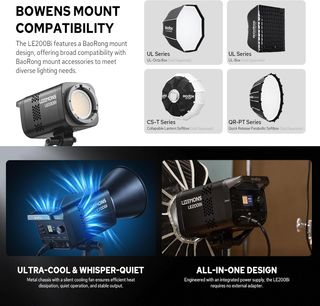 Godox LE200Bi Luz LED Video Soporte Bowens