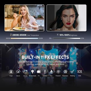 Godox LE200Bi Luz LED Video Soporte Bowens