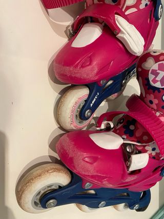 Patines en línea niña talla ajustable.