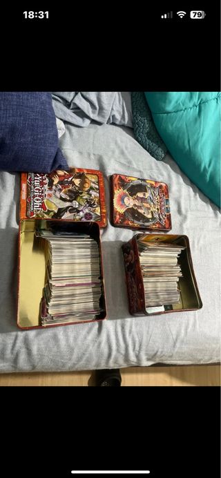Carte Yu-Gi-Oh! in scatola