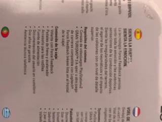 Volante Logitech Driving Force PS2