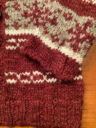 Chaqueta de punto con estampado