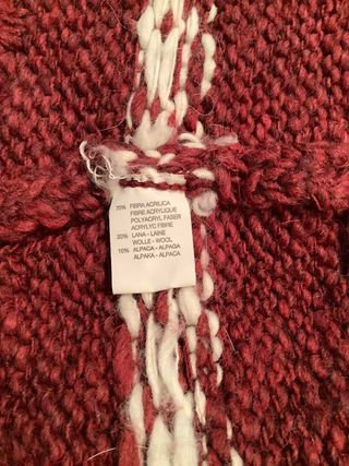 Chaqueta de punto con estampado