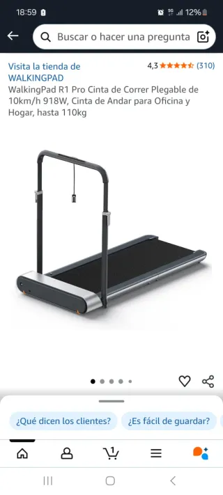 WalkingPad R1 Pro cinta de andar