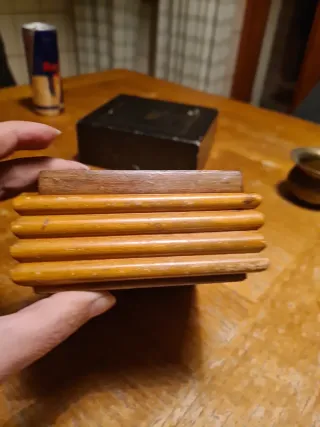 Scatola vintage portasigarette decorata