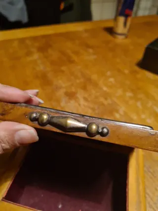 Scatola vintage portasigarette decorata