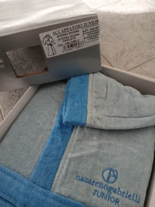 Accappatoio Junior Nazareno Gabrielli Azzurro