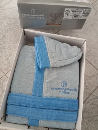 Accappatoio Junior Nazareno Gabrielli Azzurro