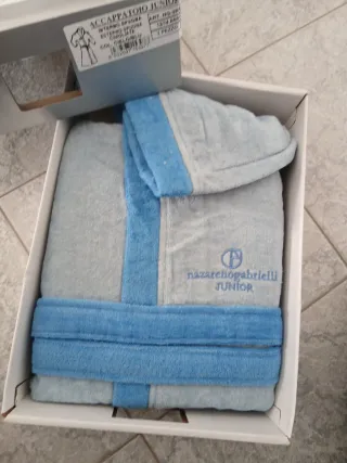 Accappatoio Junior Nazareno Gabrielli Azzurro
