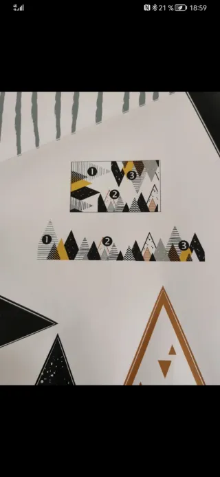 Adhesivo Pared Montañas Escandinavas 45x180cm